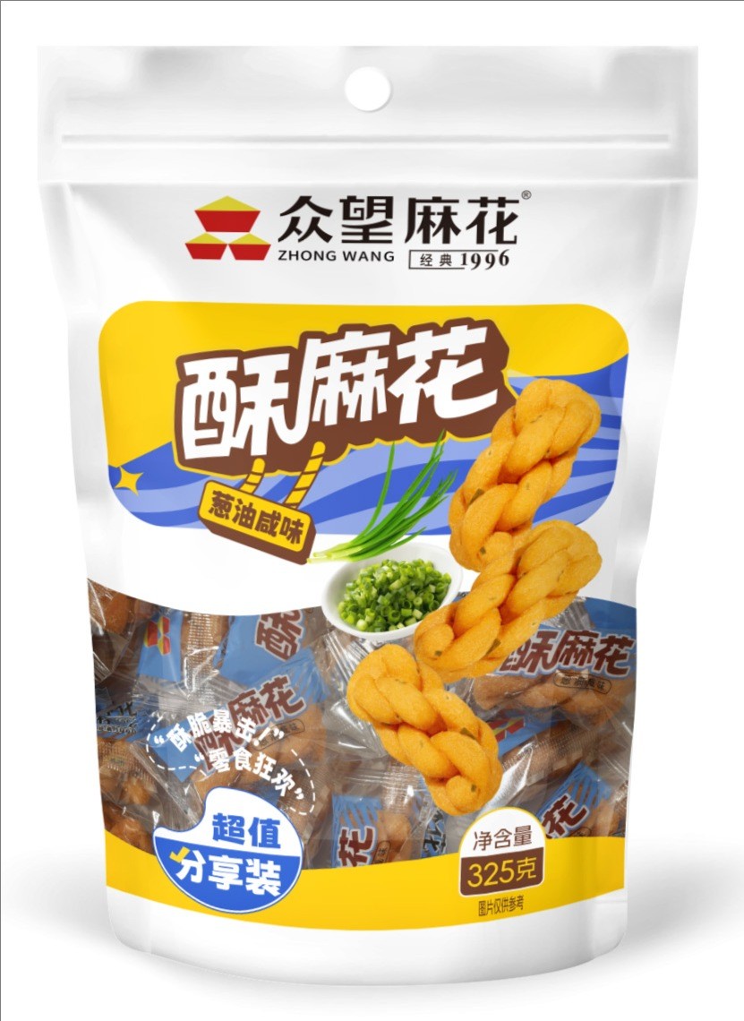 325克酥麻花蔥油咸味